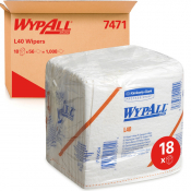 7471 WYPALL L40 WHITE WIPERS Q FOLD  (18 PACKS)