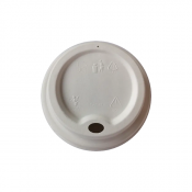 12/16oz  MOULDED FIBRE LID WHITE (1000) D06032
