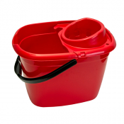 14LT BRITISH RED (FULL COLOUR) BUCKET & WRINGER
