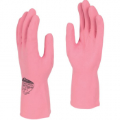 SI]GR01 PINK X LARGE HOUSEHOLD GLOVES - PAIR