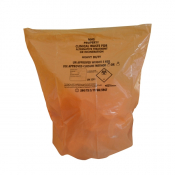 17L HEAVY DUTY CLINICAL SACK ORANGE FLO514 (200)