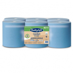 96711 2PLY BULKYSOFT BLUE C/FEED EMBOSS 150M (X6)