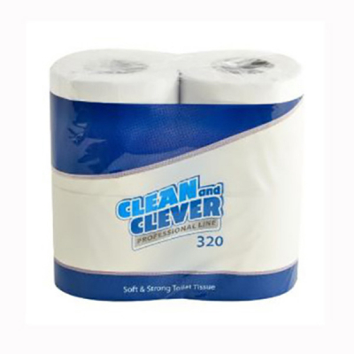 105660 2PLY C&C T/ ROLL 320 SHEET 90x90mm (48)