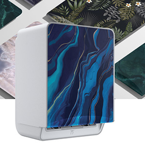 53949 TOILET DISPENSER WHITE HOUSING WHITE MOSAIC