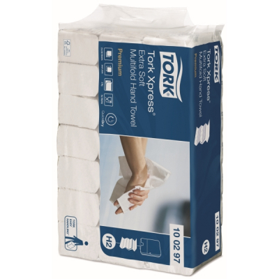 100297 2PLY H2 WHITE XPRESS M/F PREM H/TOWEL (21)