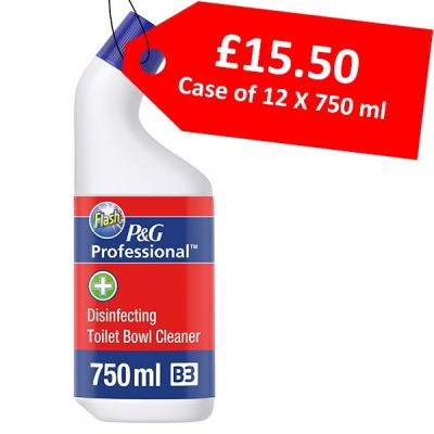 SI] FLASH PROF TOILET CLEANER (12x750ml)
