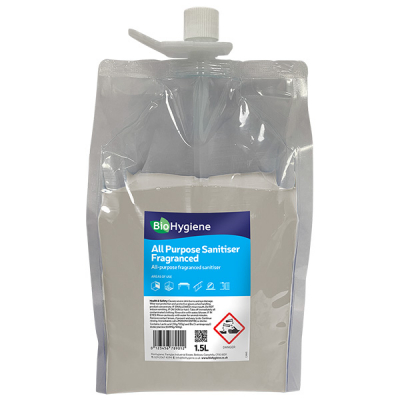 BH263 ALL PURPOSE SANITISER POUCH (2x1.5LT)